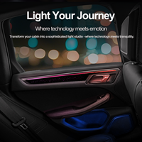 Rhythm Custom Dual Color Zone RGB LED Système d'éclairage intérieur automatique souple pour Porsche Macan