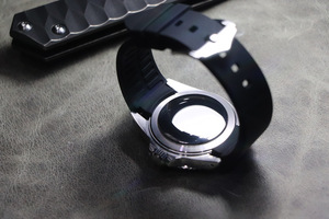 <span class=keywords><strong>Bracelet</strong></span> de montre de luxe en caoutchouc <span class=keywords><strong>silicone</strong></span> gaufré pour plongée, 18mm 20mm <span class=keywords><strong>22mm</strong></span> 24mm, pour Rollex <span class=keywords><strong>Seiko</strong></span>, <span class=keywords><strong>bracelet</strong></span> de montre en caoutchouc FKM - Product Image 4