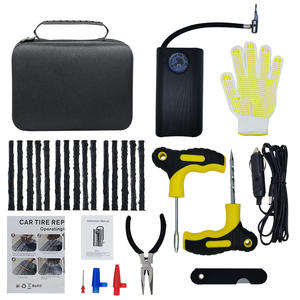 ชุดซ่อมยางพร้อมปั๊มลมไฟฟ้าสำหรับรถยนต์ขนาดเล็ก สีเหลืองเลมอน BB6620 ผลิตที่เจ้อเจียง - Product Image 3
