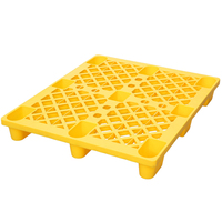 Tipo de entrada de 4 vías y paleta de plástico de rejilla encajable de estilo de una sola cara con 9 pies