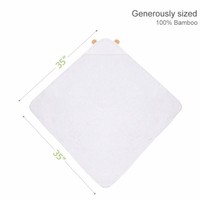 100% Cotton Baby Bath Towel Soft Baby Beach Towels with Hood for Infants Toddlers and Kids Hooded Towel