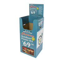 Papier de benne basculante en carton à 4 niveaux personnalisé pour magasin de détail pour affichage de la pop pour point d'achat publicité pour t-shirts