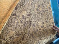 Offre Spéciale pas cher prix maison tapisserie d'ameublement décoration Jacquard Polyester rideau tissu