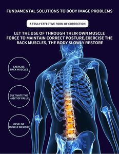 Nouveau design en promotion : Dispositif intelligent de correction de posture, correcteur scientifique pour l'entraînement et le suivi de la posture dorsale, rappel de posture cervicale - Product Image 5