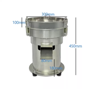 Piccola Macchina Elettrica per la Separazione a Vibrazione con Doppia Uscita in Acciaio Inossidabile per la Lavorazione di Latte di Soia e Cereali - Product Image 6