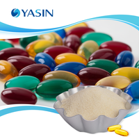 Gélatine de poisson de qualité softgel, halal, non bovine, type B, poudre de gélatine 8-60 mesh pour capsules molles