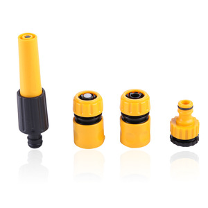 Garden Spray Gun Car Wash Direct Spray Water Gun Hose <b>Connector</b> Kit <b>Quick</b> <b>Connector</b> Plastic 4 Point <b>Connector</b> - Product Image 3