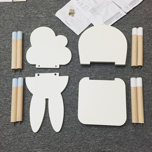 Hot Bán Thân Thiện Với Môi Thỏ Bằng Gỗ Và Điện Toán Đám Mây Đồ Nội Thất Trẻ Em Bảng Và Ghế Đặt - Product Image 3