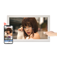 Toptan WiFi Frameo ekran Kiosk 15.6 "18.5" 21.5 32 inç dijital fotoğraf çerçevesi payı fotoğraf/Video Apps üzerinden, USB/Mirco SD, siyah