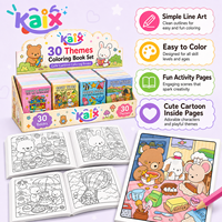 Promotion d'été KAIX : Livres de coloriage pour adultes, animaux mignons, pages faciles pour les activités de camping et les packs cadeaux de détail