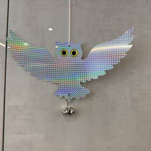 Ahuyentador de Aves Reflectante Colgante en Forma de Búho para Jardín Exterior, en Oferta - Product Image 4