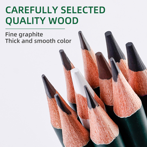 Xin Bowen Vật Liệu Nghệ Thuật 11/12/20/28 Phác Thảo Bút Chì Kit Nghệ Thuật Thiết Lập Chuyên Nghiệp Mềm Mại Và Cứng Than Phác Thảo Nghệ Sĩ Bút Chì - Product Image 3