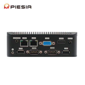 Mini PC sans ventilateur en gros, 2 LAN, 6 COM, <span class=keywords><strong>Celeron</strong></span> <span class=keywords><strong>J4125</strong></span> Quad Core, 1*DDR4 8 Go de RAM, VGA HD2.0, kiosque, ordinateur de bureau, client léger, routeur, mini PC - Product Image 4