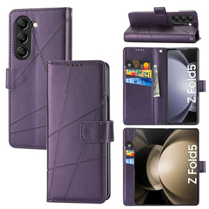 Para Samsung Galaxy Z Fold <span class=keywords><strong>5</strong></span> Samsung Funda de teléfono con pantalla plegable Flip PU Funda de teléfono plegable de cuero - Product Image 2