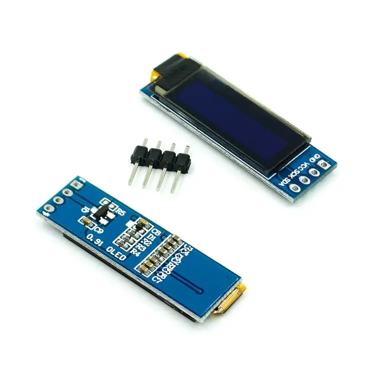 0.91 inch 12832 white and blue color 128X32 OLED LCD LED Display module 0.91" IIC Communicate