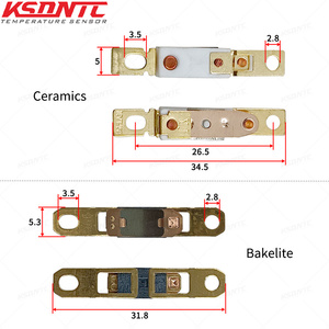 Interruptor Térmico Bimetálico Cerâmico/Bakelite ST-12 10A 250V 60-150 Graus Protetor de Corte para Secador de Cabelo - Product Image 2