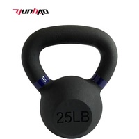 Vente en gros d'usine - Kettlebell en fonte revêtue de poudre de 4-32 kg (5-70 lb) pour la musculation à domicile
