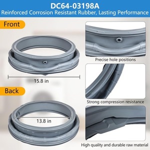 Joint d'étanchéité en caoutchouc pour lave-linge Samsung DC64-03198A, pièce durable pour chargement frontal - Product Image 3
