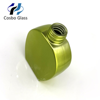 Bouteille en verre vert OEM/ODM de 50 ml et 100 ml pour diffuseur à bâtonnets, vide, de luxe, directement de l'usine