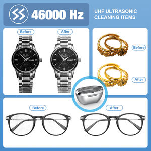 Codyson TUV 700M LCD <span class=keywords><strong>Appareil</strong></span> de <span class=keywords><strong>nettoyage</strong></span> à ultrasons Machine de <span class=keywords><strong>nettoyage</strong></span> à ultrasons à usage domestique pour montres Bijoux Têtes de rasoir Pièce de monnaie - Product Image 6