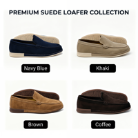 Mocassini in Pelle Fatti a Mano per Uomo, Scarpe Business Casual