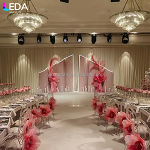 LEDA - Cortina de Luces LED Metálicas Rosadas Románticas para Decoración de Bodas y Fiestas - Product Image 4