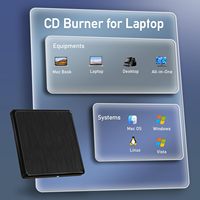 Graveur externe USB 3.0 haute vitesse pour CD/DVD/Blu-ray 3D en gros pour applications PC de bureau