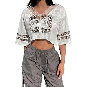 Maillots de football américain pour femmes, en polyester à séchage rapide, fabriqués aux États-Unis - Product Image 1