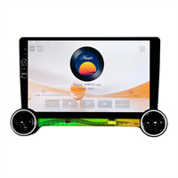 Autoradio Android 10 pouces universel double DIN avec CarPlay, navigation GPS, éclairage d'ambiance, lecteur multimédia