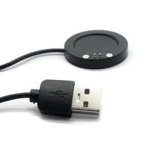 Dok pengisi daya magnetik nirkabel, USB A Male ke 2Pin Pogo Pin, kabel pengisian daya untuk X16