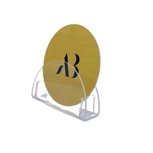 2025 nouvel ensemble de banc en plexiglas rond moderne avec base durable de 8 pièces pour l'affichage et les cadeaux de stockage Judaica - Product Image 1