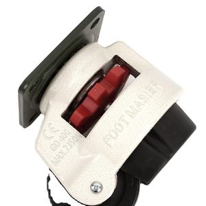 Heng sheng 60F/80F/100F/120F Flache Stütz stufe Einstellbare Rolle Schwere Ausrüstung Nylon Universal rad Industrie rollen - Product Image 2