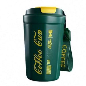 Mug de voyage isotherme en acier inoxydable 380 ml avec couvercle, logo personnalisé, écologique, isolation thermique 6-12 heures, tasse de bureau portable - Product Image 4