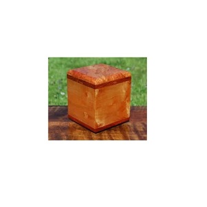 Modern American Style Wooden Cremation Urns with Natural Finish Handmade Customizable <b>Memorial</b> Ashes Supplier Manufacturer India - Product Image 5