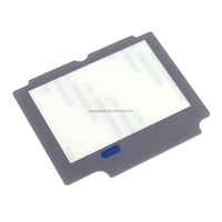 Protection d'écran en verre LCD pour Game Boy Advance SP avec adhésif – Accessoire de jeu essentiel