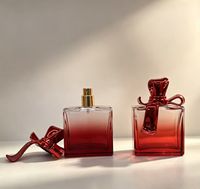 Flacon de recharge de parfum arabe du Moyen-Orient 30 ml, transparent, haut de gamme, rectangulaire, en verre sérigraphié, pour l'exportation