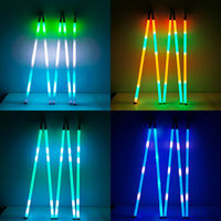 Tube lumineux T8 RGB rechargeable 3000 mAh, idéal pour les salles de danse - Nouveauté promotionnelle