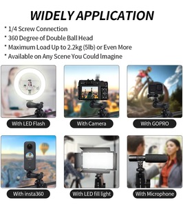360 độ xoay tay lái xe đạp cực gắn xe máy kẹp gắn kết cho <span class=keywords><strong>GoPro</strong></span> anh hùng 12 11 10 9 Insta 360 hành động máy ảnh - Product Image 5
