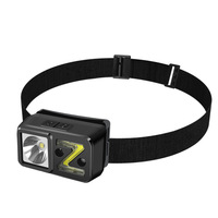 Lampe frontale LED rechargeable pour pêche plongée randonnée Cob capteur de mouvement 5 Modes de travail étanche interrupteur minier phare en plastique