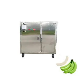 Stainless Steel Commercial green banana peeling machine/banana peeling equipment/plantain peeler skin peel removing machine
