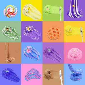 Kit de Création de Slime DIY pour Enfants : Pâte à Modeler Glacée, Slime Licorne, Fournitures Non Toxiques, Breloques et Activateur pour Filles et Garçons - Product Image 5