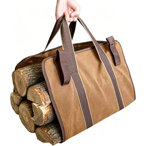 <span class=keywords><strong>Sac</strong></span> de transport portable <span class=keywords><strong>pour</strong></span> bûches de bois de chauffage, <span class=keywords><strong>pour</strong></span> le camping, le barbecue et les activités de plein air, <span class=keywords><strong>sac</strong></span> de rangement <span class=keywords><strong>pour</strong></span> bois de chauffage en tissu Oxford avec poignée - Product Image 1