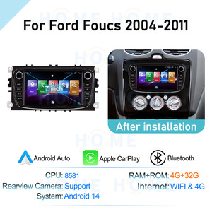 Stile OEM classico per Ford <span class=keywords><strong>Focus</strong></span> Android 14 Carplay Android <span class=keywords><strong>AUTO</strong></span> 7 pollici lettore multimediale <span class=keywords><strong>AUTO</strong></span> autoradio 8 + 128G 4G WIFI - Product Image 5