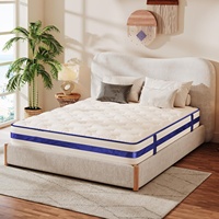 Matelas à ressorts ensachés de haute qualité, matelas personnalisé, double, queen, king size, rafraîchissant, orthopédique, pour hôtel, chambre à coucher