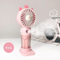 Ventilateur portable personnel rechargeable, mini ventilateur à pulvérisation, humidificateur d'air frais pour extérieur