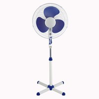 Ventilateur sur pied électrique Fabrication européenne Ventilateur de 16 pouces Orange Ventilateur sur pied électrique