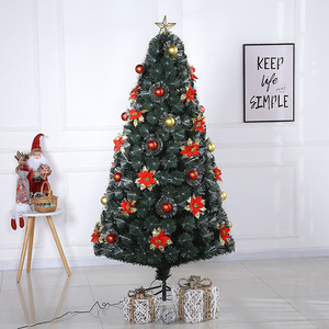 Co-Arts 6ft Vert Artificiel Led Lampara Pré-Lit Fibre Optique Arbre De Noël Arbol De Navidad Arboles Décoration De Vacances - Product Image 2