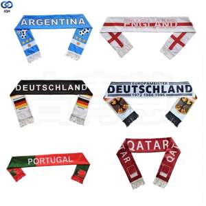 Bufanda de Satén para el Cuello con el Logotipo Principal del Equipo, con Franjas de Color Oficiales y Licenciadas, Impresión Digital - Product Image 5