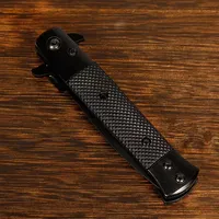 Couteau pliant EDC ultra-léger en acier inoxydable, multifonctionnel, durable, avec manche en plastique, outil de poche pour usage quotidien et extérieur
