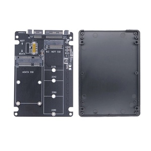 อะแดปเตอร์แปลง M.2 NGFF key B และ mSATA SSD เป็น 2.5 SATA3 แบบ 2 in 1 พร้อมกล่องพลาสติก - Product Image 1